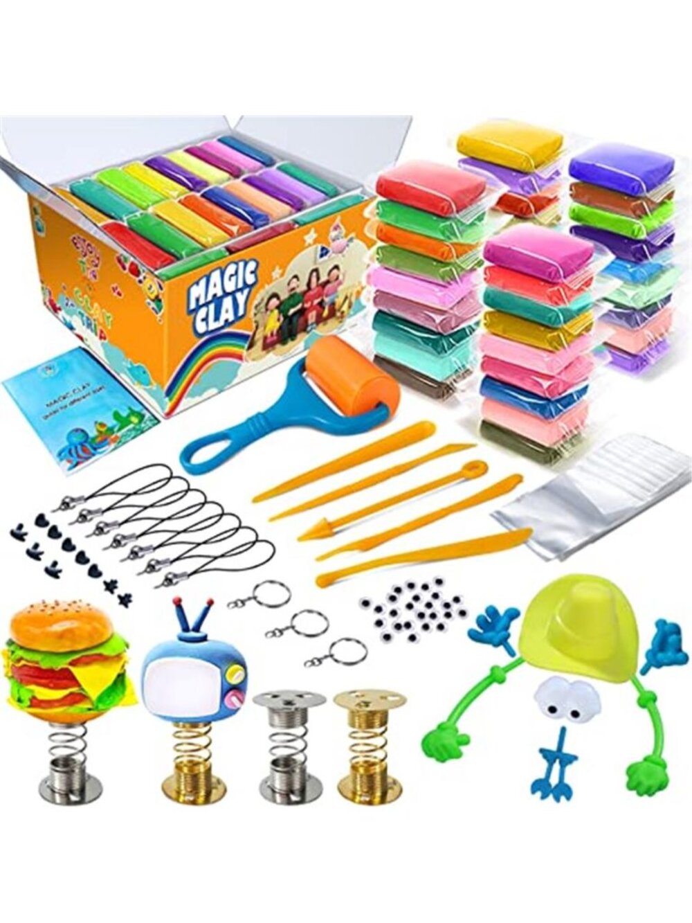 New Modeling Clay Kit - 36 Colors Air Dry Magic Clay, DIY Molding